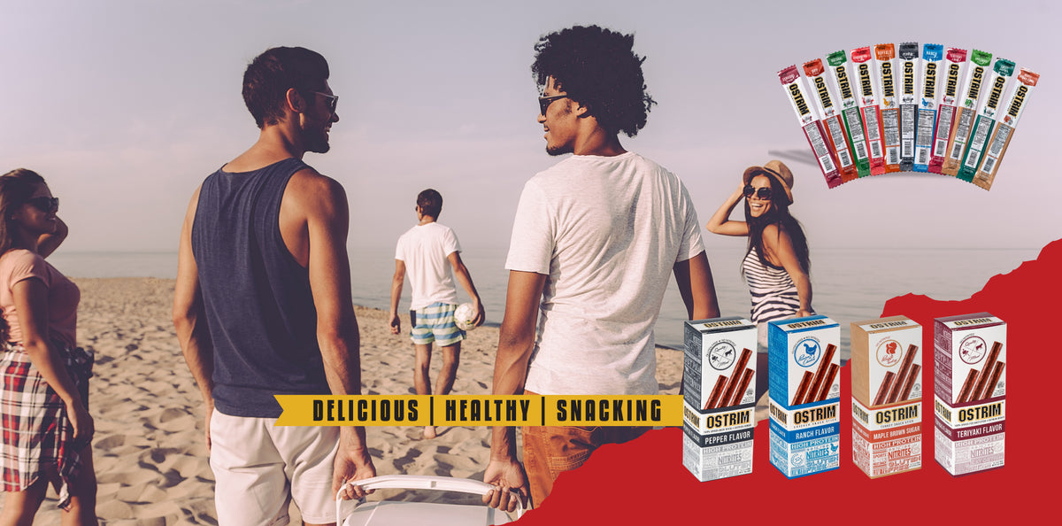 OSTRIM High Protein Beef Sticks Meat Sticks Shop Now Ostrim