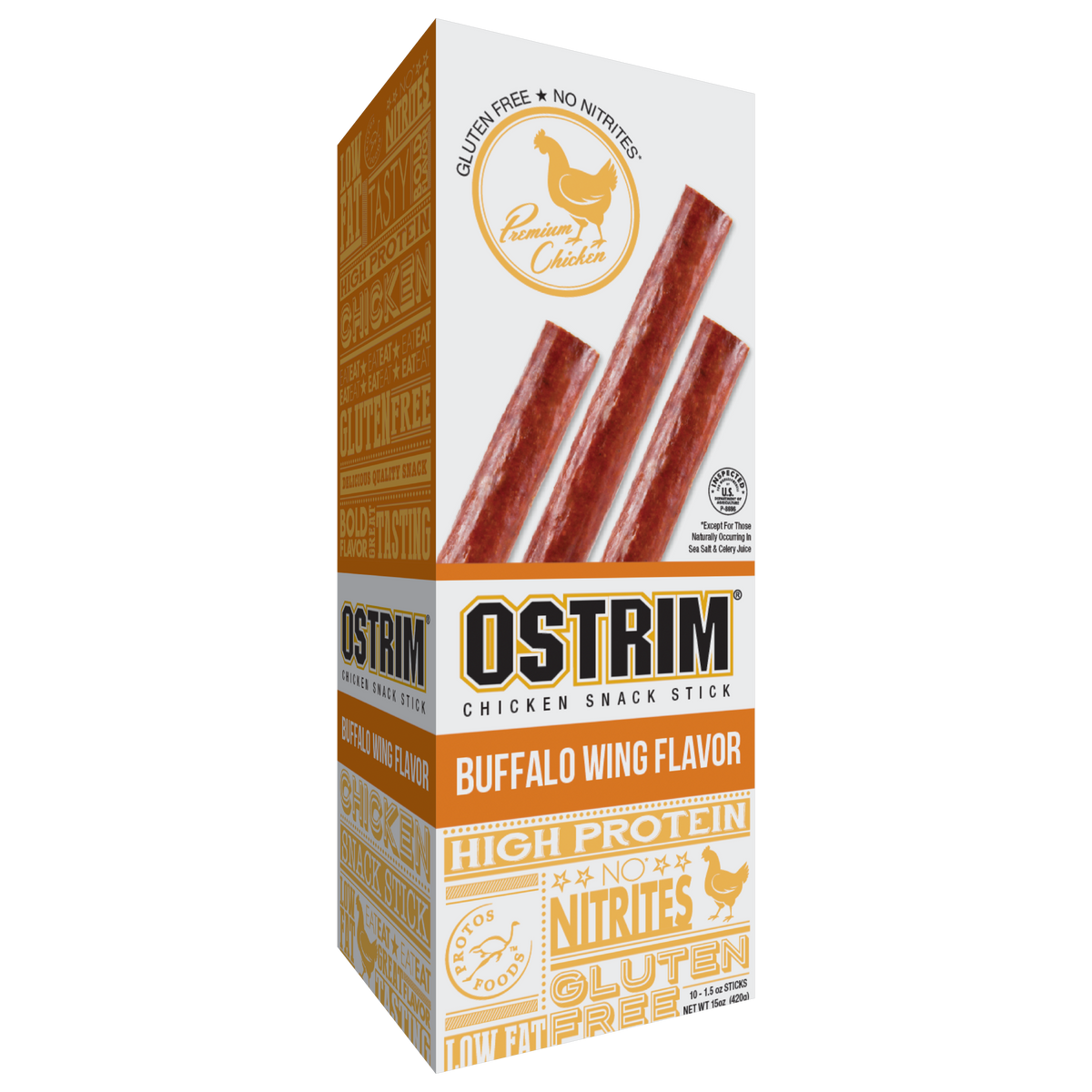 OSTRIM High Protein Beef Sticks Meat Sticks Shop Now Ostrim