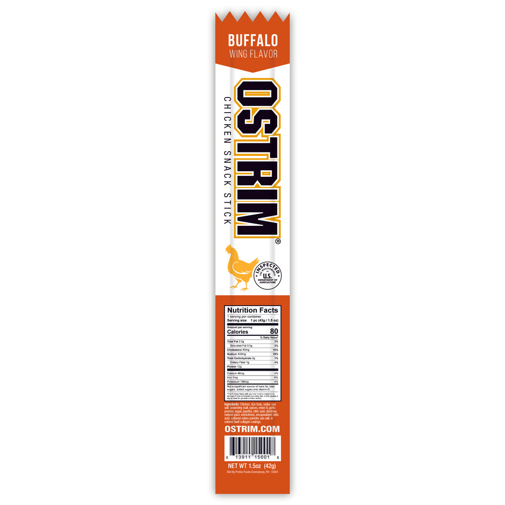 Chicken Buffalo Wing Snack Sticks Ostrim